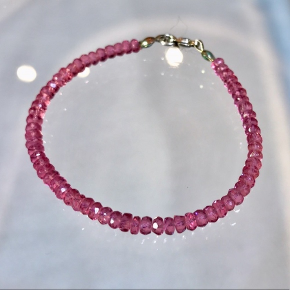 Authentic Pink Sapphire Bracelet!  💕